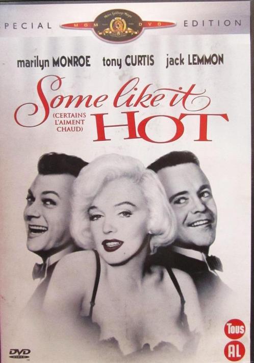 DVD KOMEDIE- SOME LIKE IT HOT (MARILYN MONROE) ZELDZAAM 1959, Cd's en Dvd's, Dvd's | Komedie, Zo goed als nieuw, Actiekomedie