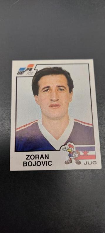 Sticker autocollant panini Bojovic euro 1984 beschikbaar voor biedingen