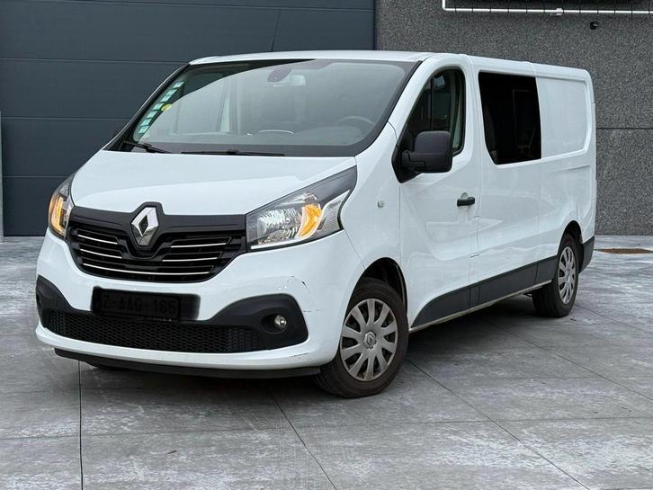 Renault Trafic 1.6 Diesel Double Cabine Longue 6 Places, Autos, Renault, Particulier, Trafic, Diesel, Euro 6, Enlèvement
