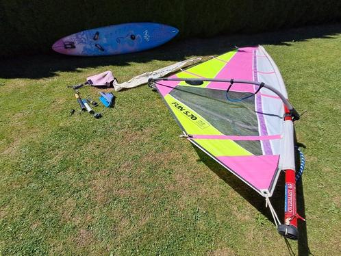 Planche à voile Bic Astro Rock (Set complet), Watersport en Boten, Windsurfen, Gebruikt, Complete set, 250 tot 300 cm, Met vin(nen)