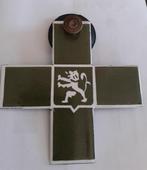 Plaque émaillée en forme de croix, Comme neuf, Enlèvement ou Envoi