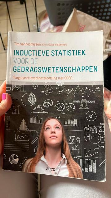 Inductieve statistiek voor de gedragswetenschappen beschikbaar voor biedingen