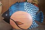 Poisson déco en bois, Ophalen of Verzenden