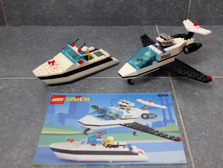 Lego System 6344 - Police (Jet Speed Justice), 1993, Kinderen en Baby's, Speelgoed | Duplo en Lego, Gebruikt, Lego, Complete set