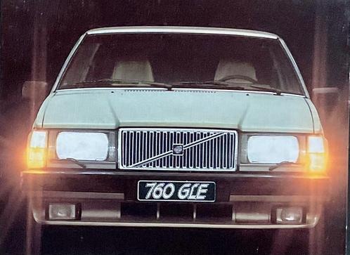 Oldtimer VOLVO 760 GLE - 1982 Poster / Autofolder, Boeken, Auto's | Folders en Tijdschriften, Zo goed als nieuw, Volvo, Verzenden