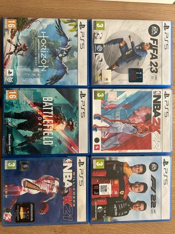 Verschillende spelletjes ps5 beschikbaar voor biedingen