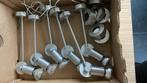 verlichtingsarmatuur 2 + 4 stuks, Halogeen, Gebruikt, Metaal of Aluminium, Ophalen of Verzenden