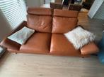 Lederen zetel Chateau d’ax  3 zit. Verstelbare zijkanten, 75 à 100 cm, 125 cm ou plus, Comme neuf, Enlèvement
