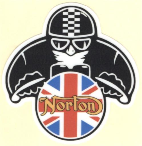 Norton Cafe Racer sticker #8, Motoren, Accessoires | Stickers, Verzenden