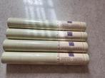 4 rollen lichtgroen behangpapier, Ophalen, 10 tot 25 m², Groen