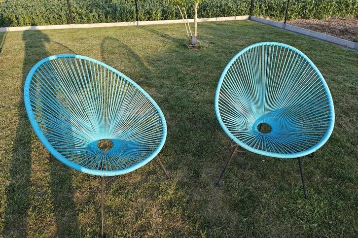 Tuinstoel, loungefauteuil Acapulco stijl, Tuin en Terras, Tuinstoelen, Gebruikt, Ophalen