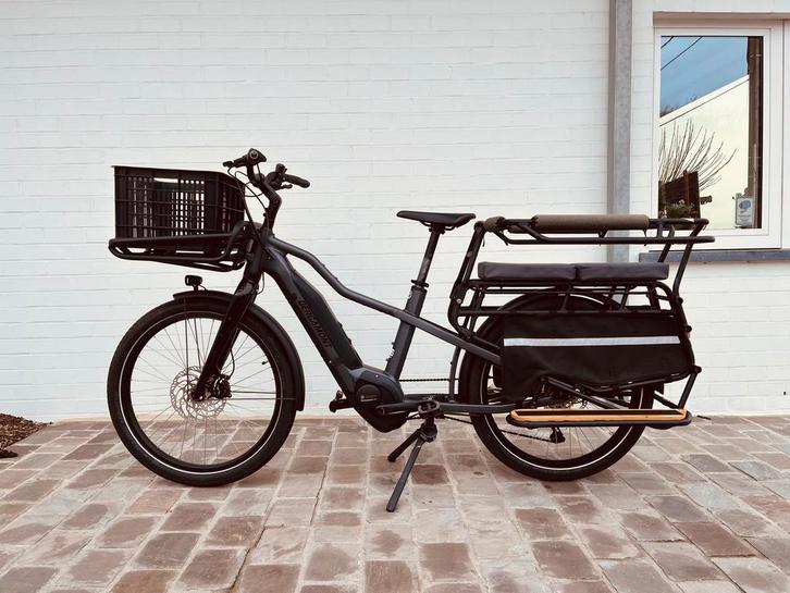 Bergamont E-cargoville LT (longtail), Fietsen en Brommers, Elektrische fietsen, Zo goed als nieuw, Overige merken, Ophalen