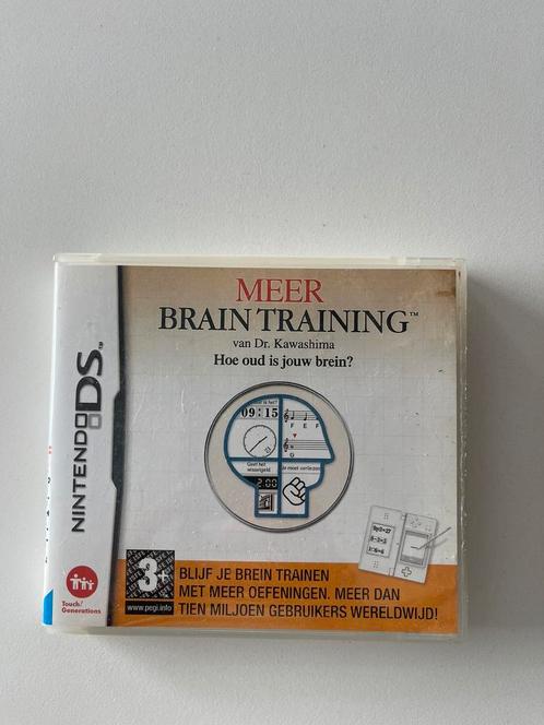 Dr. Kawashima's - Meer brain training, NDS, Consoles de jeu & Jeux vidéo, Jeux | Nintendo DS, Comme neuf, Puzzle et Éducatif, À partir de 3 ans