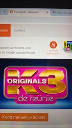 2 tickets voor K3 Originals de reunie op 4/4 Ahoy Rotterdam, Tickets & Billets, Concerts | Chanson française, Deux personnes