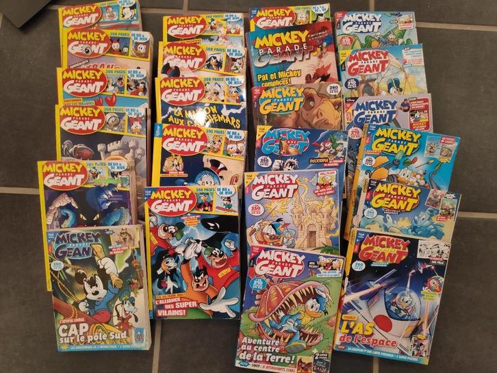 Lot de 23 Mickey parade géant, Boeken, Stripverhalen, Ophalen