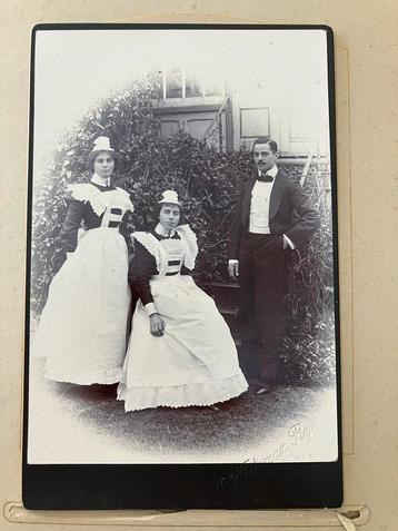 Album met 60 CDV kaarten periode +/- 1900-1920 beschikbaar voor biedingen