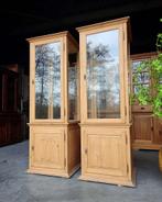 Antieke grenen museumkasten | Winkelkasten | Vitrine #2476, Ophalen of Verzenden