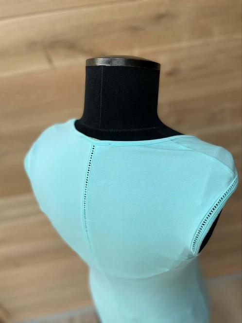 Zacht turquoise topje Esprit, mooie details, Medium, Kleding | Dames, Topjes, Nieuw, Maat 38/40 (M), Overige kleuren, Zonder mouw