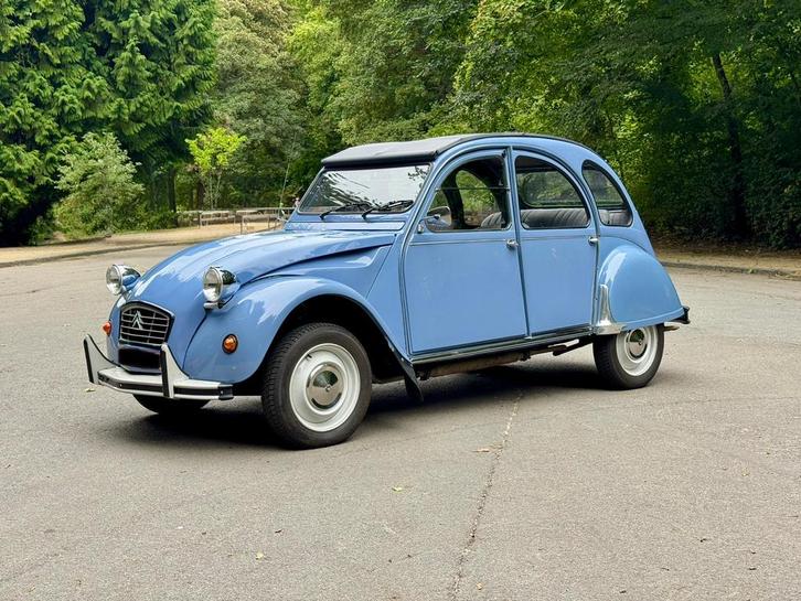 Citroën 2CV Club, Auto's, Citroën, Particulier, 2CV, Open dak, Panoramadak, Benzine, Cabriolet, 4 deurs, Handgeschakeld, Blauw