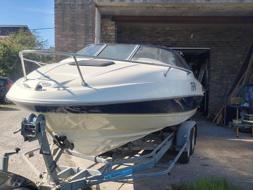 Bateau Bayliner Mercury V6 190CV 6 places Remorque inclue, Watersport en Boten, Speedboten, Gebruikt, 6 meter of meer, Benzine