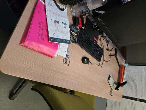 bureau eiland 6 personen, Zakelijke goederen, Kantoor en Winkelinrichting | Kantoormeubilair en Inrichting, Bureau, Werkplek, Gebruikt