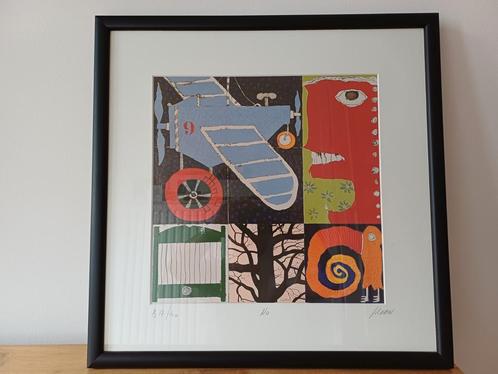 Litho Christian Sylvain - "No" (genummerd en gesigneerd), Antiek en Kunst, Kunst | Litho's en Zeefdrukken, Ophalen