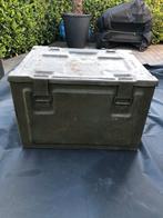 boîte coffre militaire en métal ww2 1945, Collections, Enlèvement