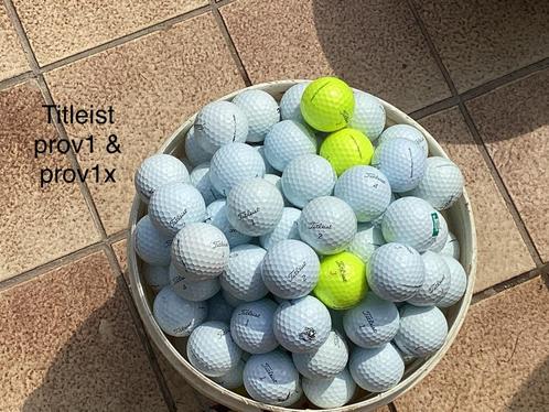 Set van 60 Titleist Prov1- en Prov1x Mix-ballen, Sport en Fitness, Golf, Zo goed als nieuw, Bal(len), Ophalen