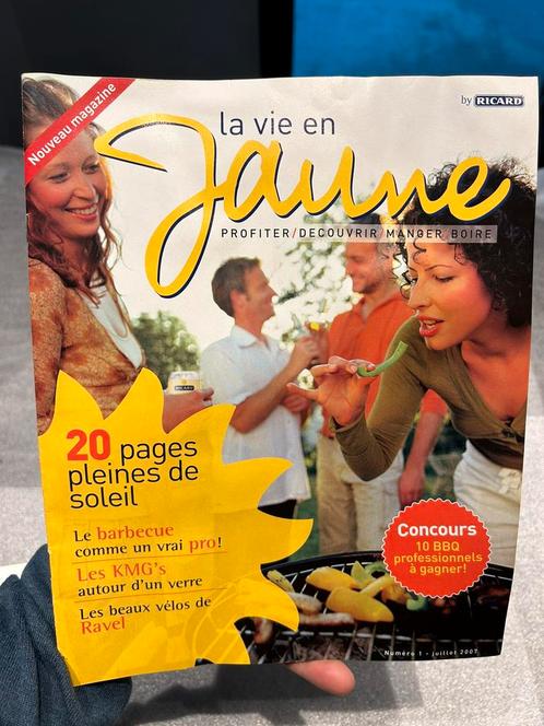 Magazine Ricard La vie en Jaune. Numéro 1 Juillet 2007., Collections, Marques & Objets publicitaires, Comme neuf