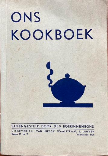Ons Kookboek uit 1941 beschikbaar voor biedingen