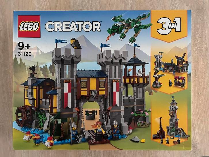 31120 Middeleeuws kasteel - Lego Creator 3-in-1 (Sealed), Kinderen en Baby's, Speelgoed | Duplo en Lego, Nieuw, Lego, Complete set