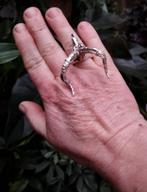 Unieke, handgemaakte 'Baphomet' zilveren ring, Handtassen en Accessoires, Ringen, Ophalen of Verzenden