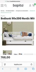 Bopita bed dubbel, Ophalen, 85 tot 100 cm, Zo goed als nieuw, Hoogslaper of Stapelbed