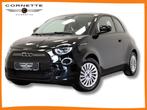 Fiat 500e Icon Berline 42 kWh DAB GROTE BATTERIJ - CARPLAY, Automaat, Metaalkleur, 87 kW, Zwart