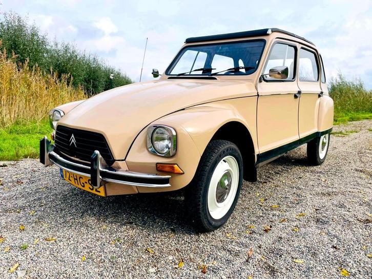 Dyane 6 beige colorado 04-1982 140.271 km, Auto's, Oldtimers, Bedrijf, Te koop, Citroën, Benzine, Cabriolet, 5 deurs, Handgeschakeld