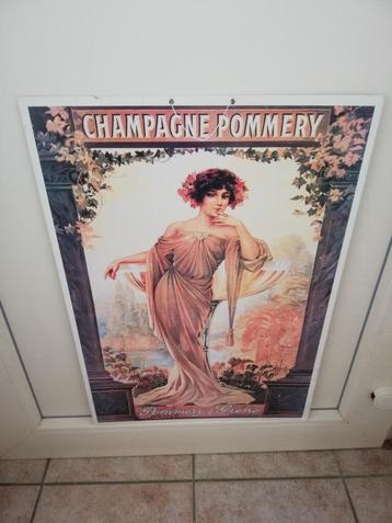 affiche ancienne Champagne Pommery Greno Reims