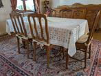 Volledige eetplaats, eik, Huis en Inrichting, Ophalen, Gebruikt, Louis XV, 4 tot 6 stoelen
