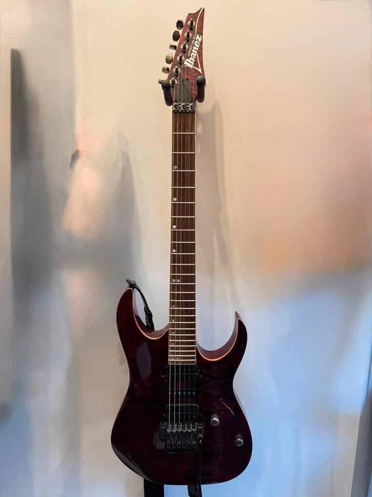 Ibanez Premium RG860QMZ Red Desert, Musique & Instruments, Instruments à corde | Guitares | Électriques, Comme neuf, Ibanez, Enlèvement
