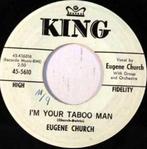 Eugene Church ‎– I'm Your Taboo Man " Popcorn Promo  ", Comme neuf, 7 pouces, R&B et Soul, Enlèvement ou Envoi