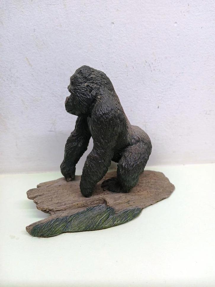 Franklin Mint « préservation de la faune » - Gorille, Collections, Statues & Figurines, Comme neuf, Animal, Enlèvement ou Envoi