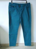 Petroleumblauwe broek, Ophalen of Verzenden, Zo goed als nieuw, Maat 46/48 (XL) of groter, Blauw