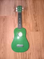 Groene Ukelele met zak, Muziek en Instrumenten, Snaarinstrumenten | Gitaren | Akoestisch, Ophalen, Zo goed als nieuw, Overige typen
