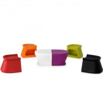 VONDOM table basse / tabouret / plongeoir ... résine taupe, Enlèvement, Comme neuf