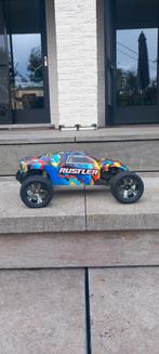 Traxxas rustler 2wd, Hobby & Loisirs créatifs, Échelle 1:10, Enlèvement ou Envoi, Voiture off road, Utilisé