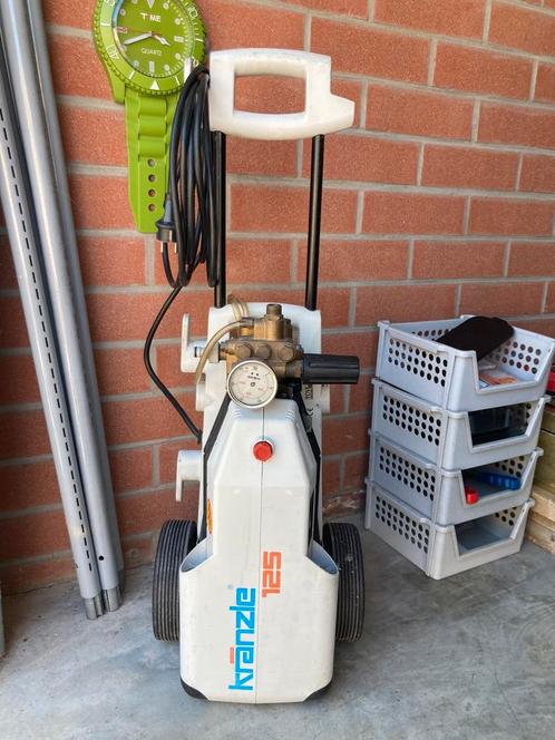 Kranzle 125 hogedrukreiniger met extra’s!, Tuin en Terras, Hogedrukreinigers, Gebruikt, Elektrisch, Met regelbare waterdruk, Met autostop en -start