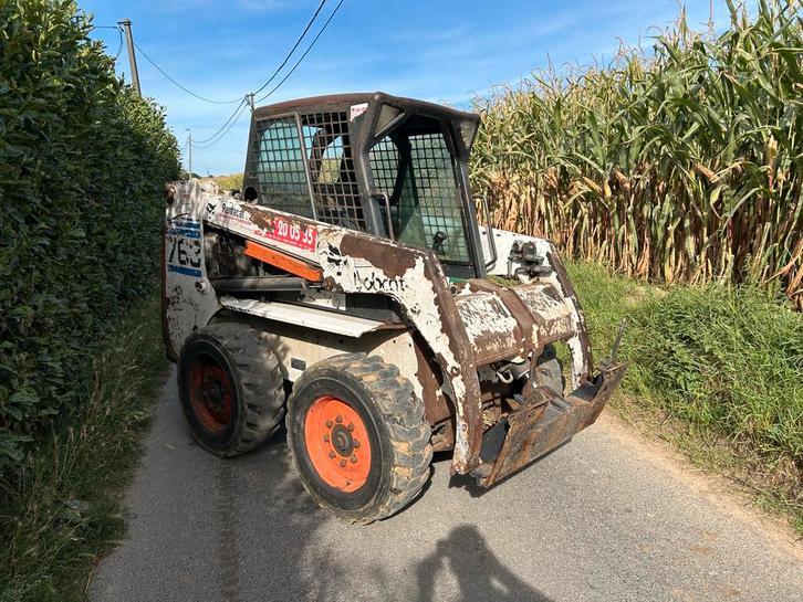 Bobcat 763 - landbouwwerk verricht, Zakelijke goederen, Machines en Bouw | Kranen en Graafmachines, Wiellader of Shovel, Ophalen