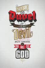 Panneau en métal Duvel Spell - Mancave vintage rétro, Enlèvement ou Envoi, Neuf, Panneau publicitaire