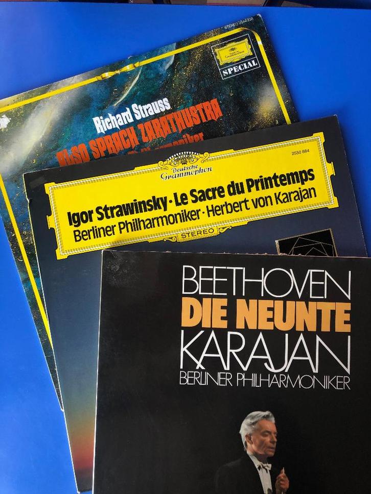 Lot 3x vinyles 33T Beethoven Strawinsky Richard Strauss, CD & DVD, Vinyles | Classique, Comme neuf, 12 pouces, Enlèvement
