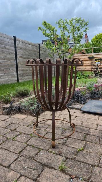 Grote vuurkorf, Tuin en Terras, Ophalen, Gebruikt, Vuurkorf