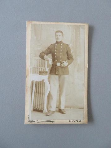 photo militaire CDV 1890 - 1914 Jacobs Derudder Gand, Envoi, Autres, Photo ou Poster